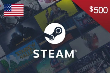 Steam Wallet Top Up - 500 USD - United States(USD)