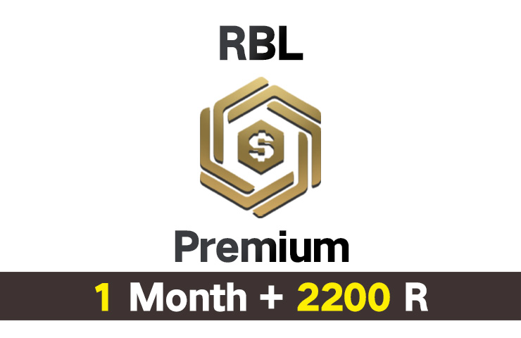 ROB Premium 1 Month + 2200 R - Top Up By Seller - Global